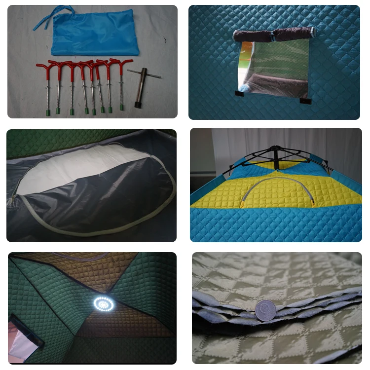 High Quality 2-3 Person Winter Ice Fishing Tent Carp Fishing Bivvy