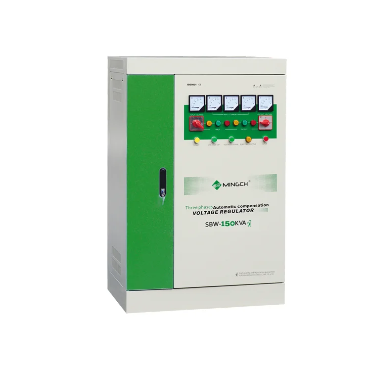 MINGCH SBW Series 3 Phase 50 Kva Voltage Regulator Stabilizer 3 Phase Voltage Stabilizer