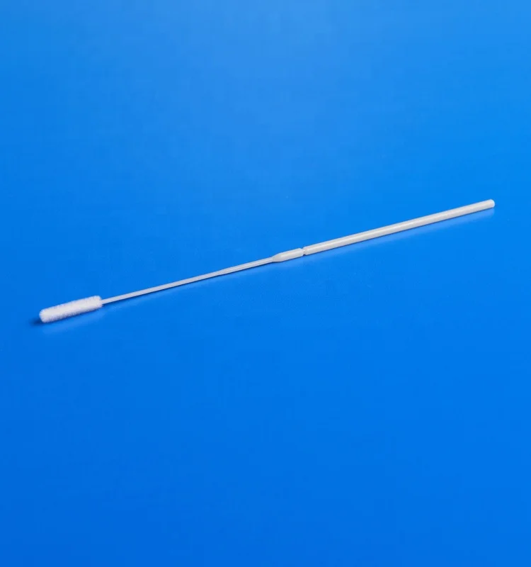 Disposable Sterile Nasal Cell Sample Collection Flocked Swab Tube for Forensic Analysis