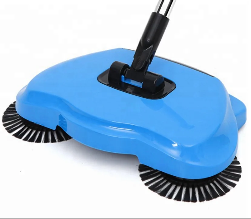 Multi-function household push-type 360-degree rotating sweeping machine Cleaning mop with Stainless steel telescopic handle