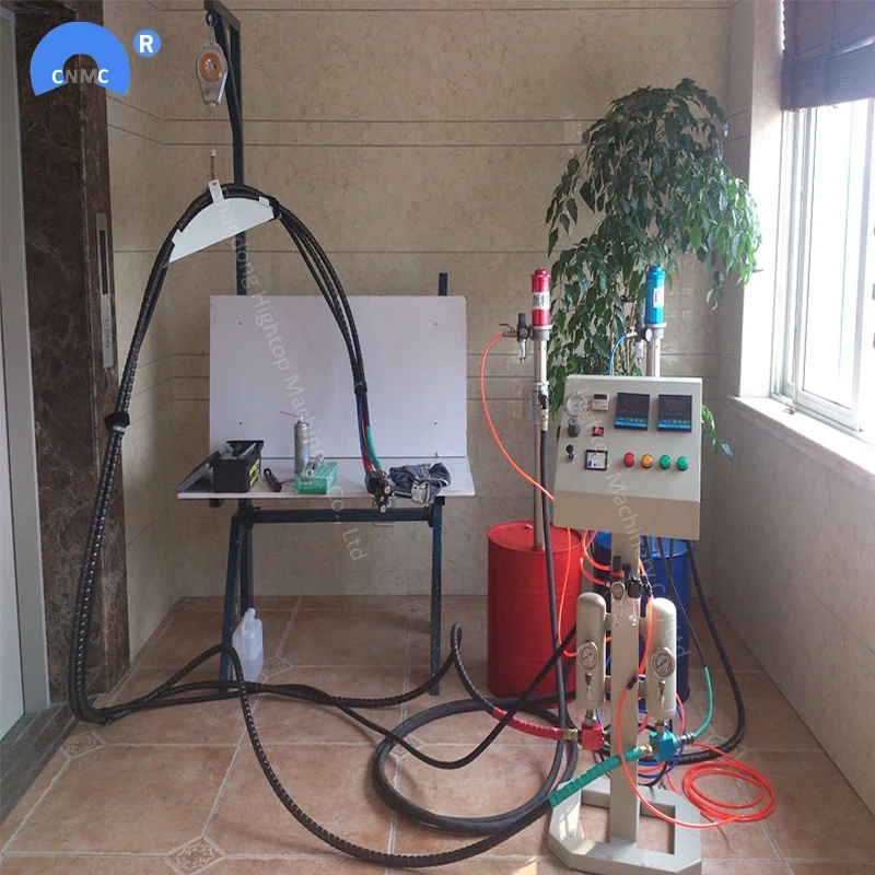 Low flow rate PU foam polyurethane injection filling machine for insulation