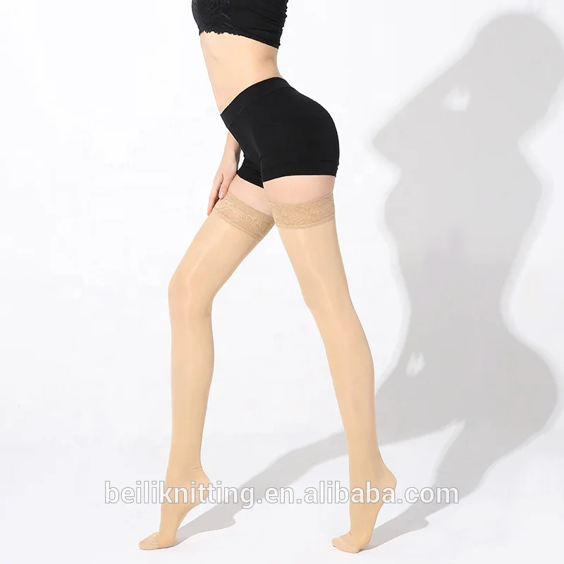 Medical 23-32mmHg compression socks thigh high stockings comfortable and beautiful socks