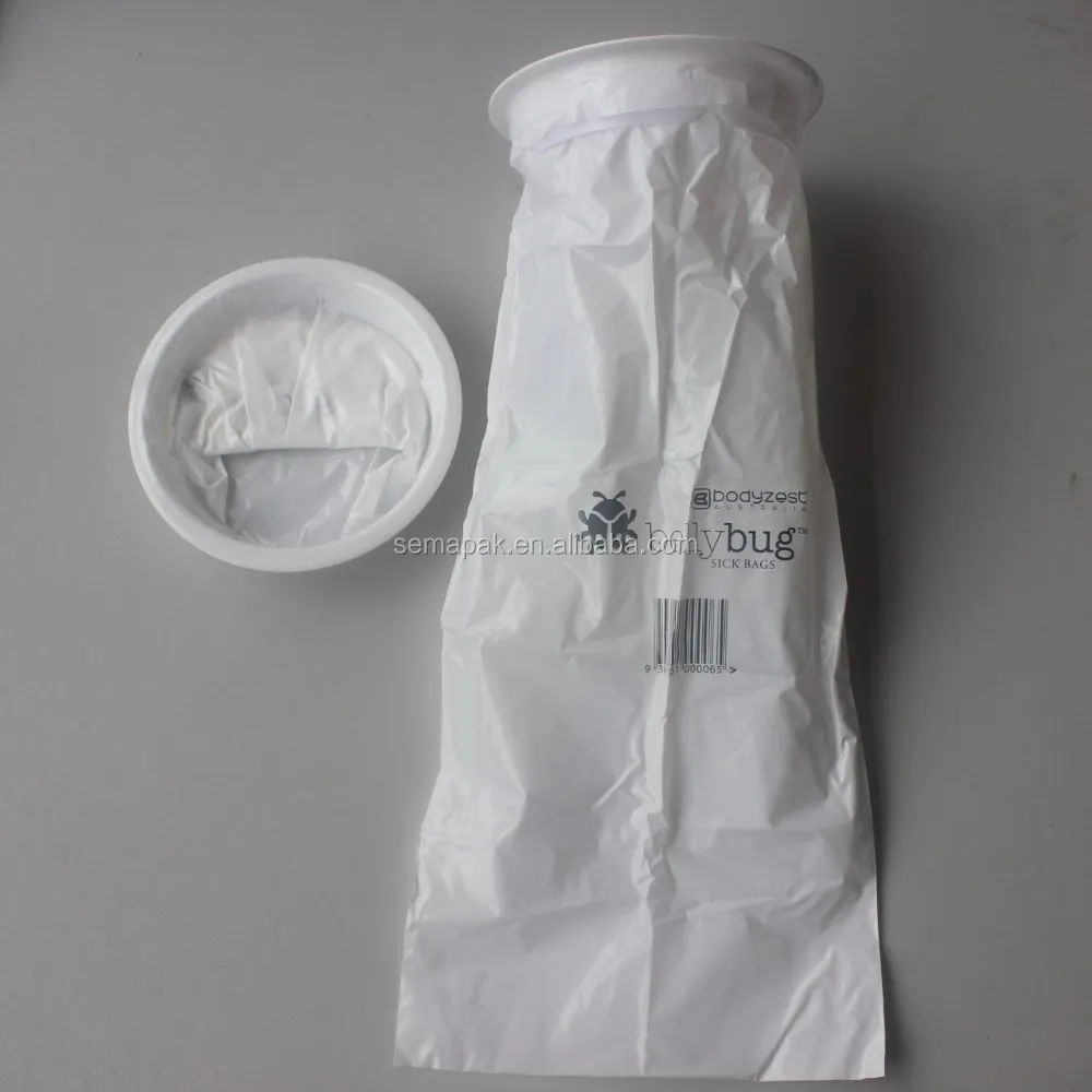 1000cc Disposable Leak Resistant vomit Bag, Nausea Bags for Travel Motion Sickness and vomitting of pregnancy
