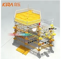 Team Building Indoor Outdoor Adventure Obstacle High Ropes Course