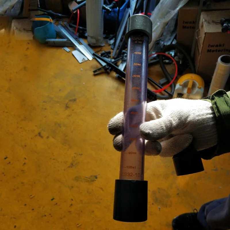 high quality dosing pump flow Calibration column