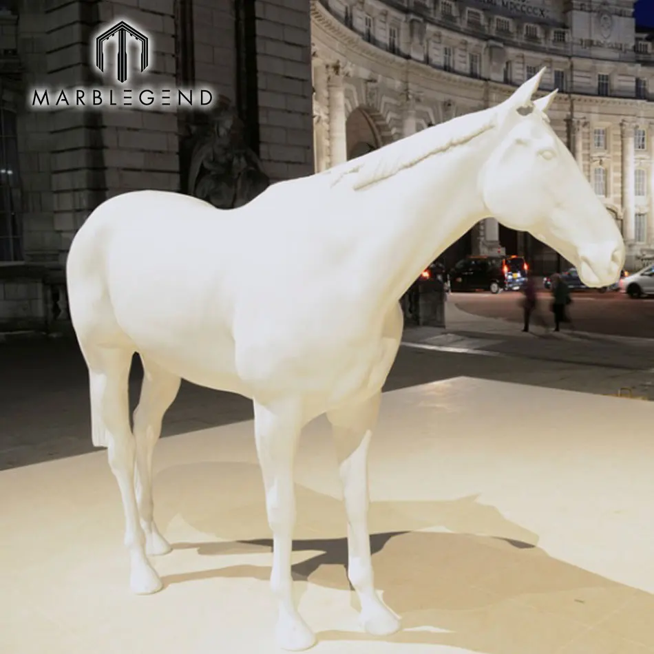 Новый дизайн уличная мраморная резная скульптура из натурального камня Большая