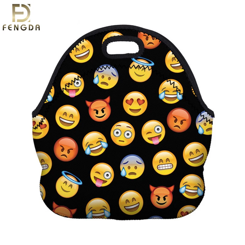 Top selling Personality reusable light weight sublimation lunch bag