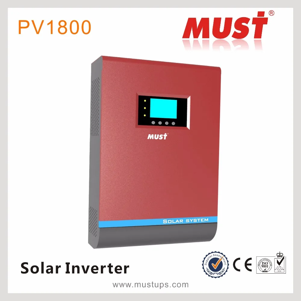 Лидер продаж 2015 солнечный инвертор Must power изготовленный в Индии подключается параллельно 30