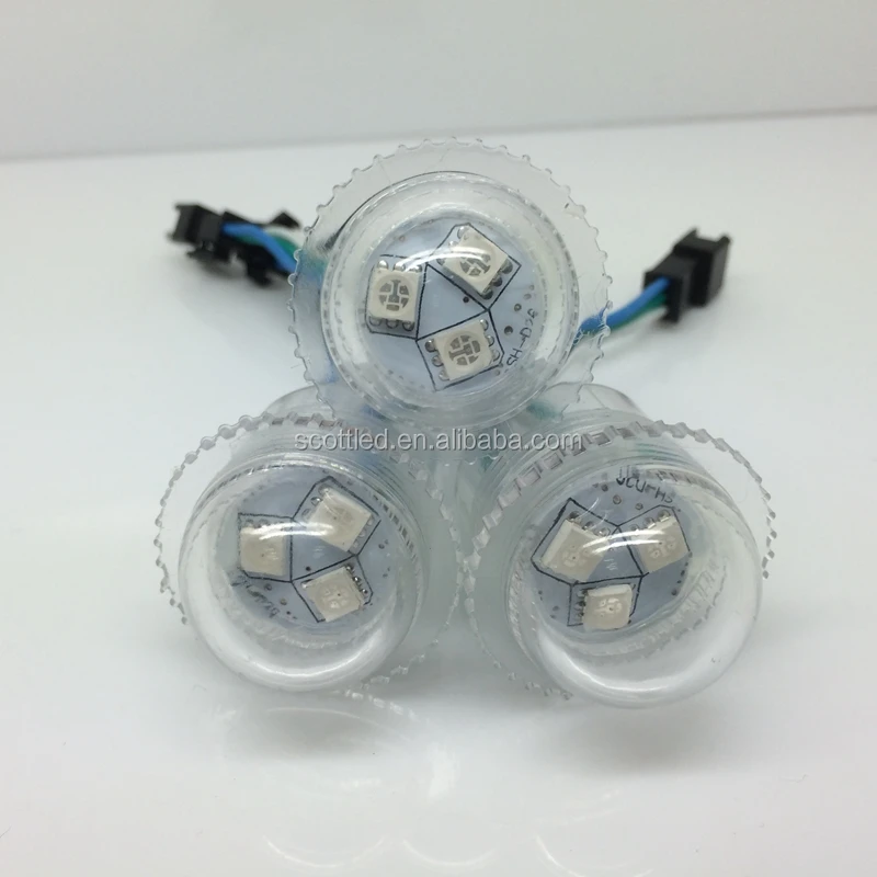 26mm WS2811/UCS1903 3pcs 5050 SMD RGB LEDs led smart pixel module for amusement rides