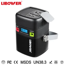 Libower New model 12v dc solar power station of 120W modified sine wave UPS power backup for home and office