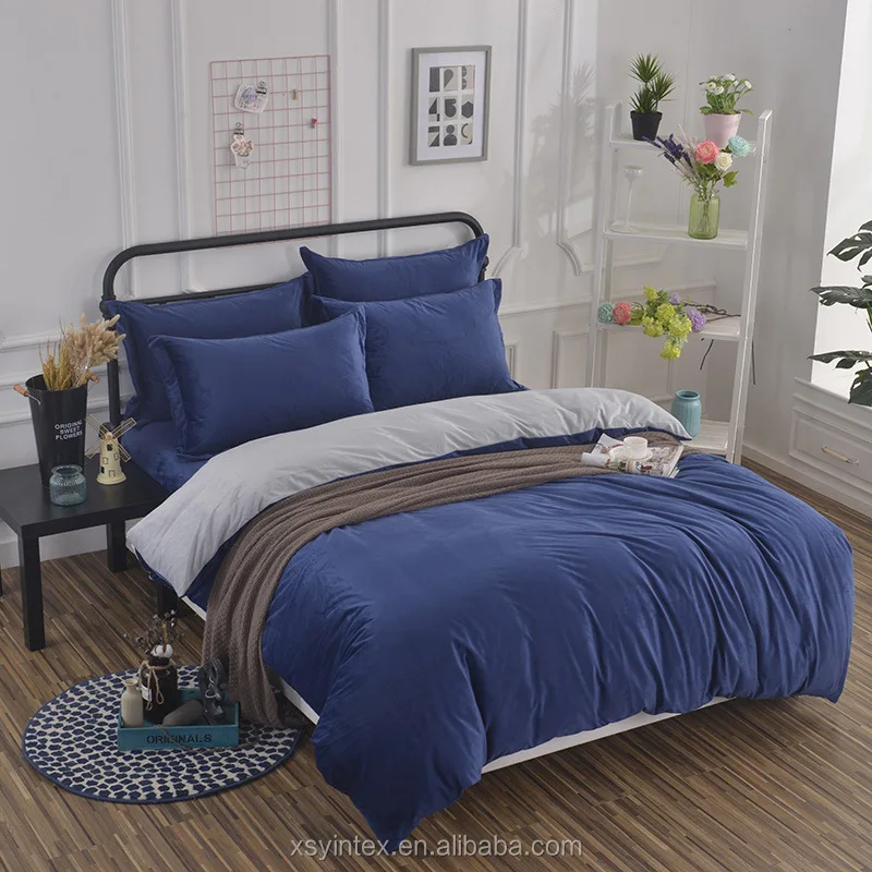 Luxury Collection Ultra Soft Flannel Coral Plush Fleece Duvet Cover Set