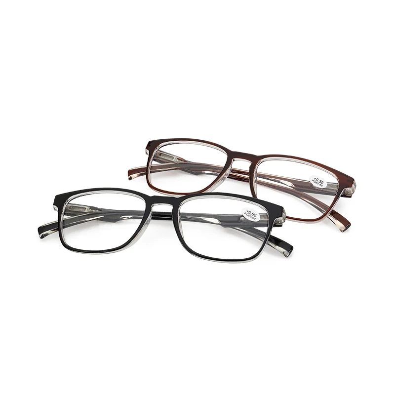 BLONGU New Wholesale Reading Glasses Cool Fashion Italy Designed Glasses Rimless Insight Personal Optics Reading Glasses