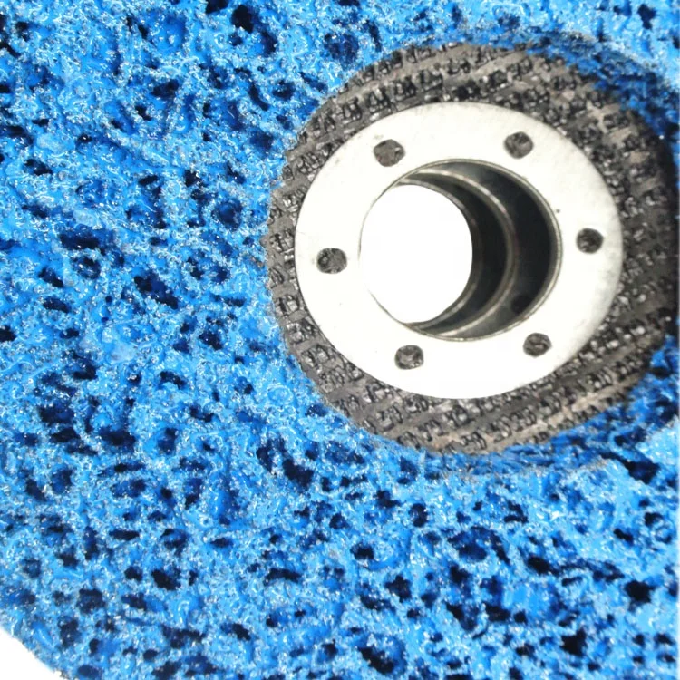 SATC Cleaning battery for Angle Grinder Paint Clean Strip Disc, 4-1/2 Inch Coarse Cleaning Disc Blue