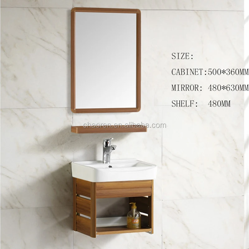 bathroom  bath ware rest toom Classic Bathroom Furniture Sink Cabinet Wall Hung Solid Wood