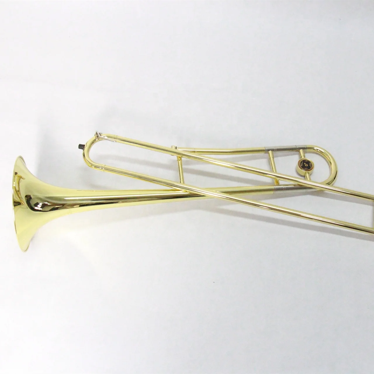 
Made in China brass wind instrument B flat brass material Gold Lacquered Alto Trombone 