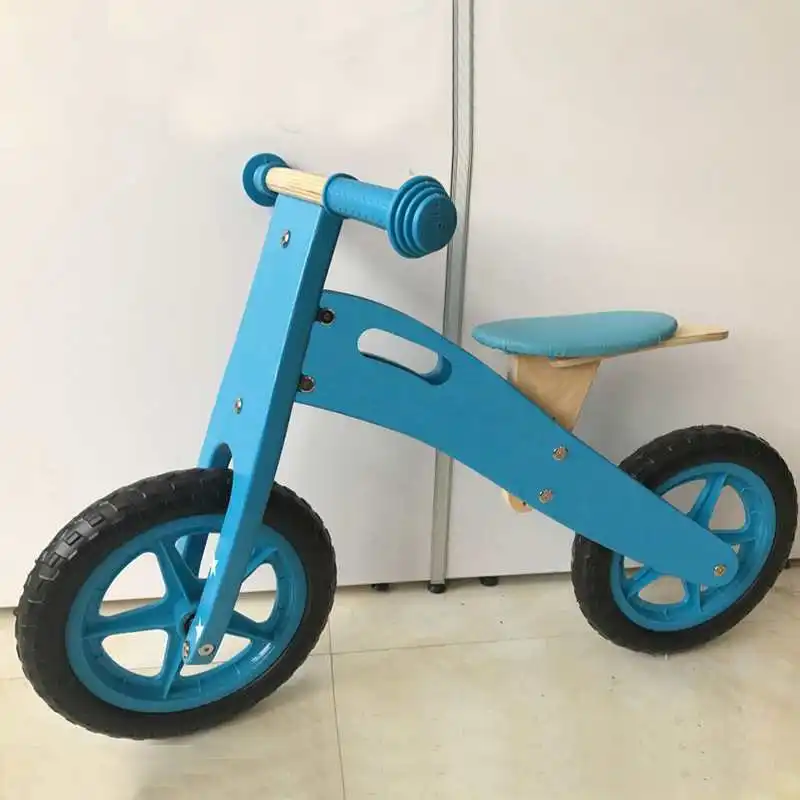 Most popular wooden bicycle toy indoor wooden balance bike for kids
