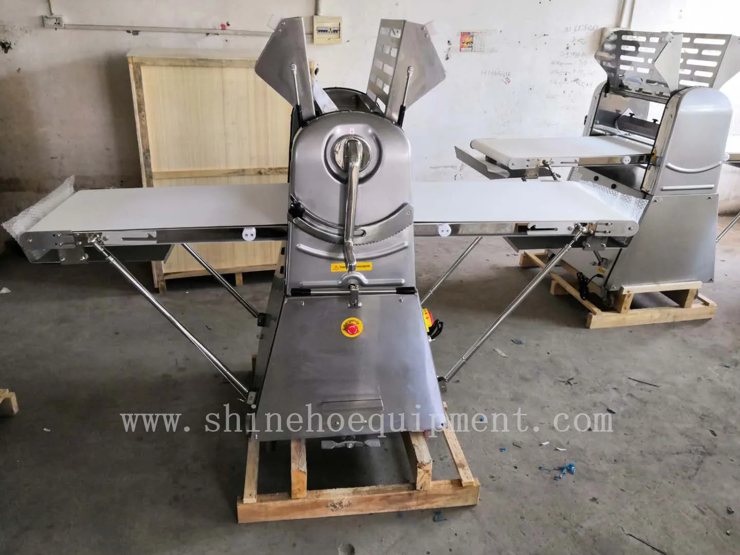 Профессиональный B040F автоматический ламинадора де Маса США пицца Pita тесто Sheeter машина