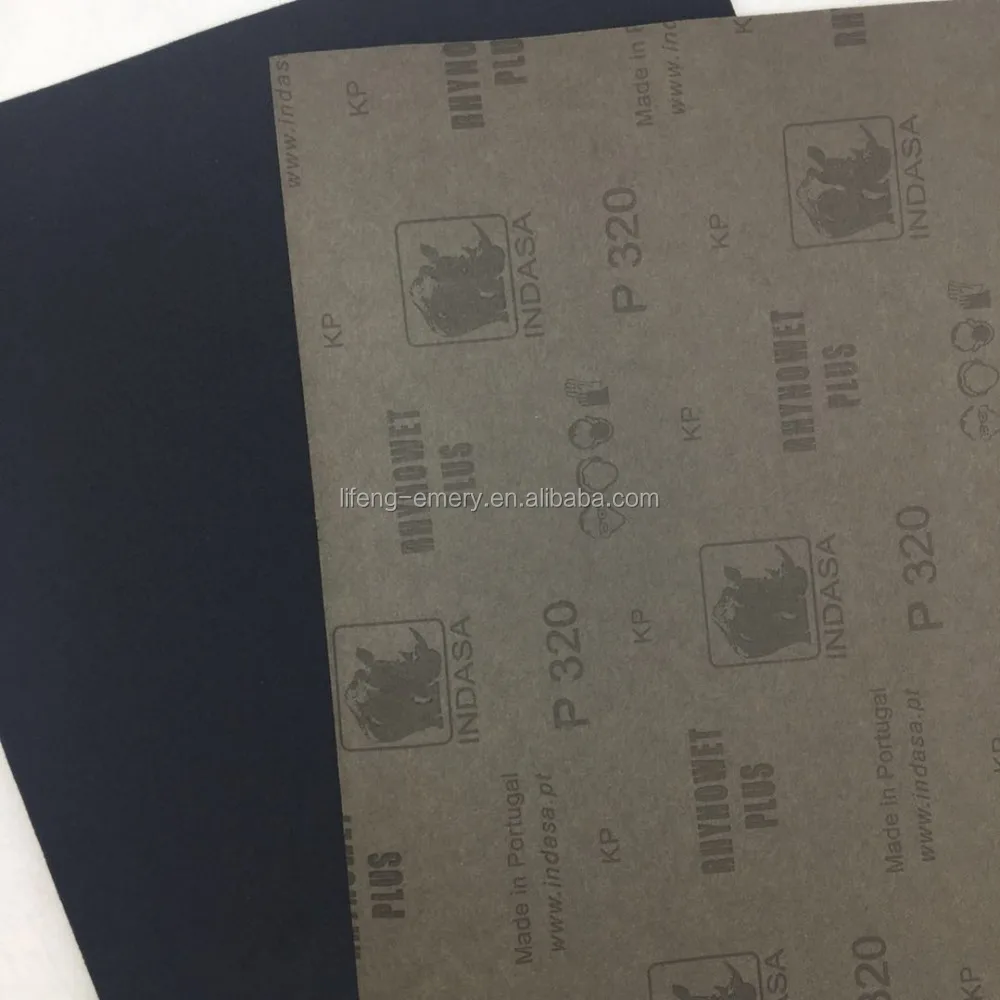 Indasa brand quality silicon carbide waterproof sand paper