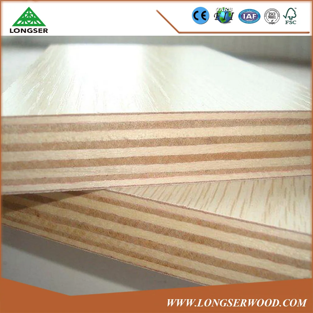 
Competitive Price Melamine Plywood / 5mm Melamine Backing Board 