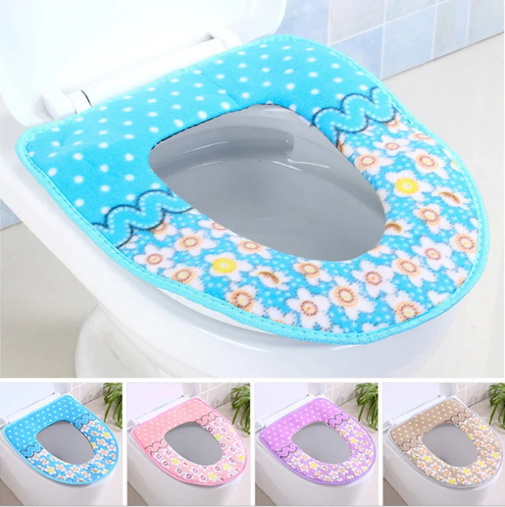 Toilet Seat Cover Sticky Portable and Washable Warm Toilet Seat Cushion/hygienic toilet seat