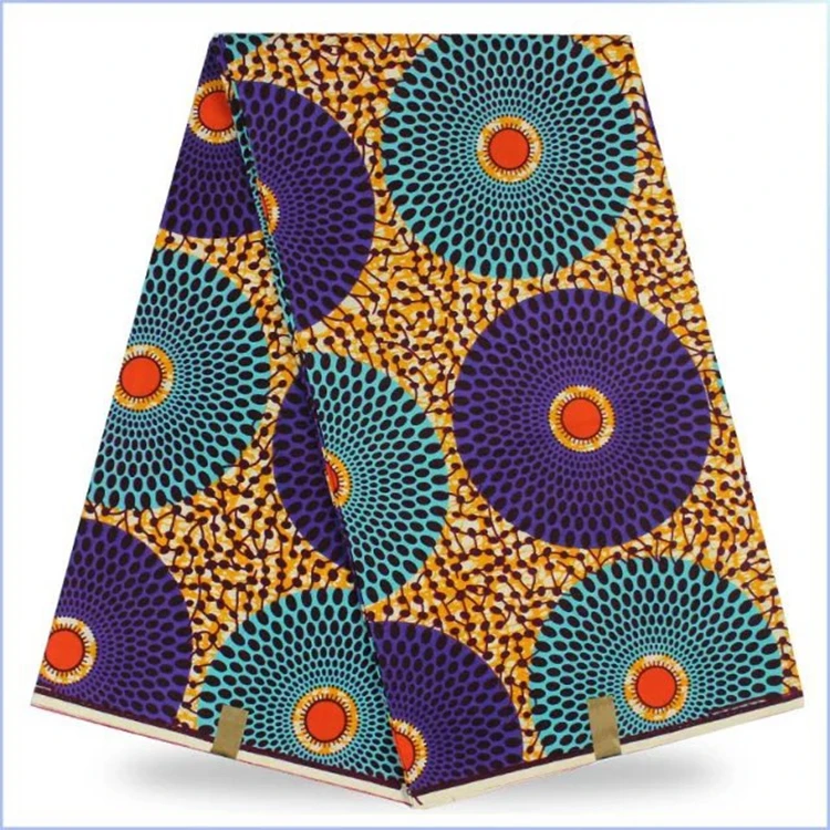 African wax prints holland real cotton wax print fabric for clothes