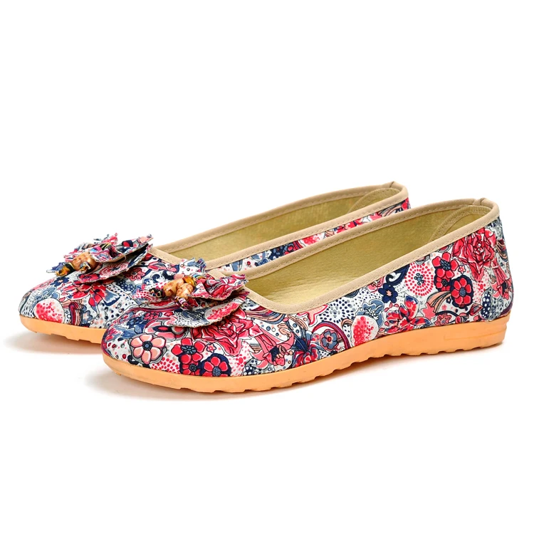 Flat shoes woman fashion bowknot casual elegant ladies vietnam online shoes