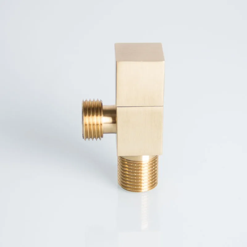 1 2 inch chrome plated gold brass angle valve