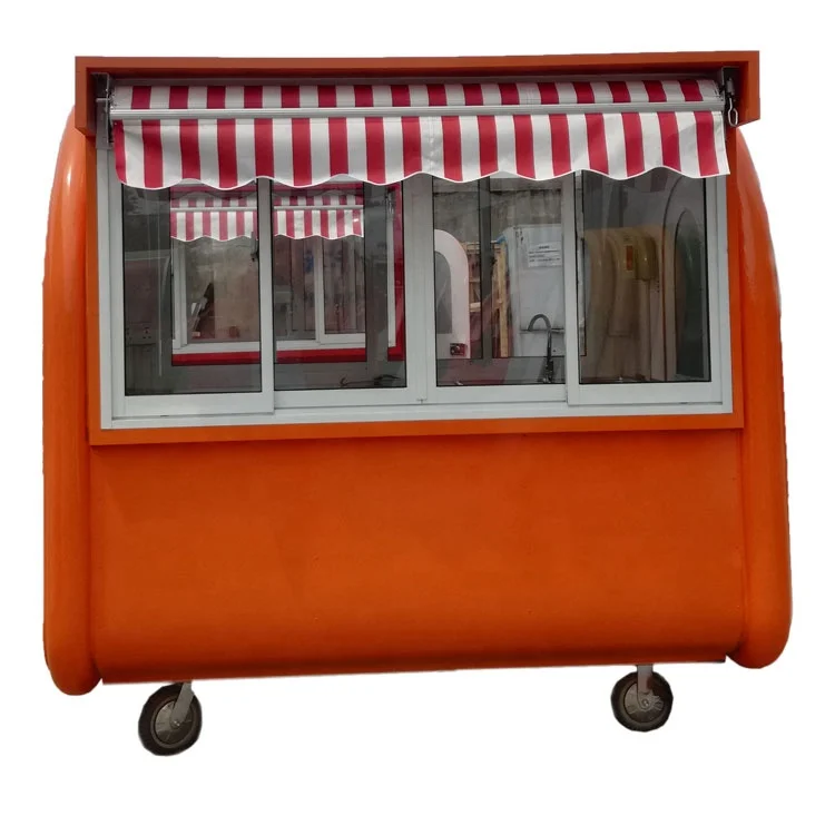 Высококачественный мобильный пищевой киоск для продажи кукурузы