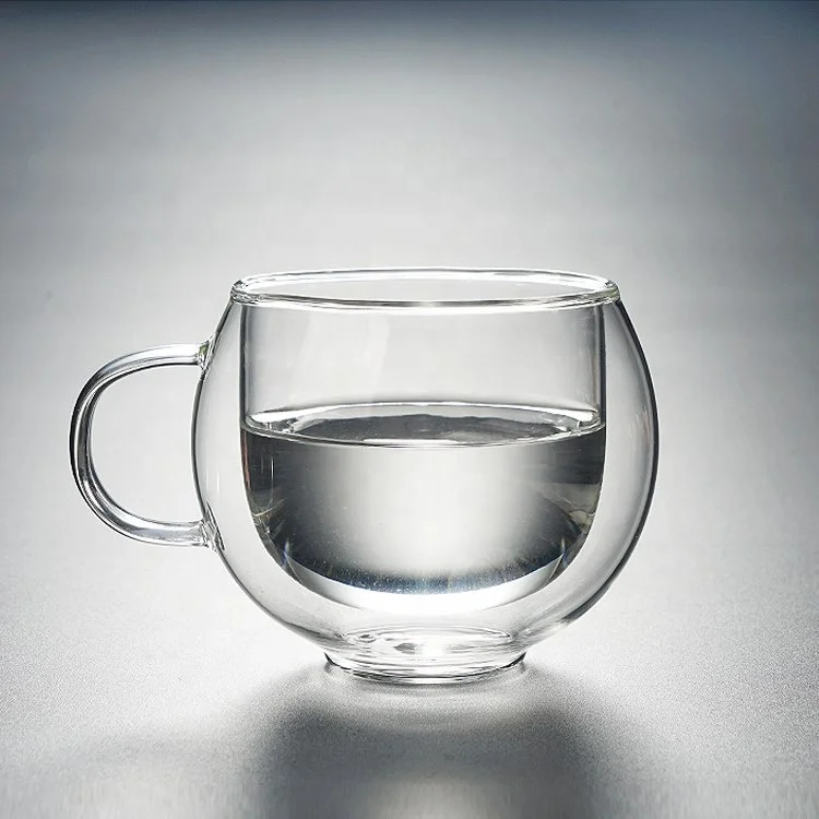 Double Wall Glass Espresso Cups set Insulated Coffee Shot Glasses