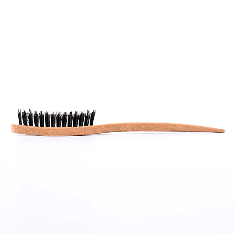 Professional Cheap Wholesale 100% Natural Boar Bristles Wood Hair Coloring Synthetic Hair brush Hair Tint Brush