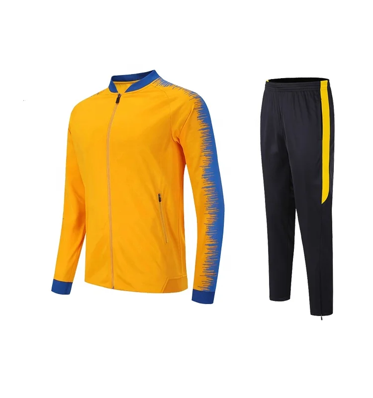 Newest Design Thai Quality Custom Soccer Tracksuit Skinny Pants Wholesaler Club Soccer Jacket