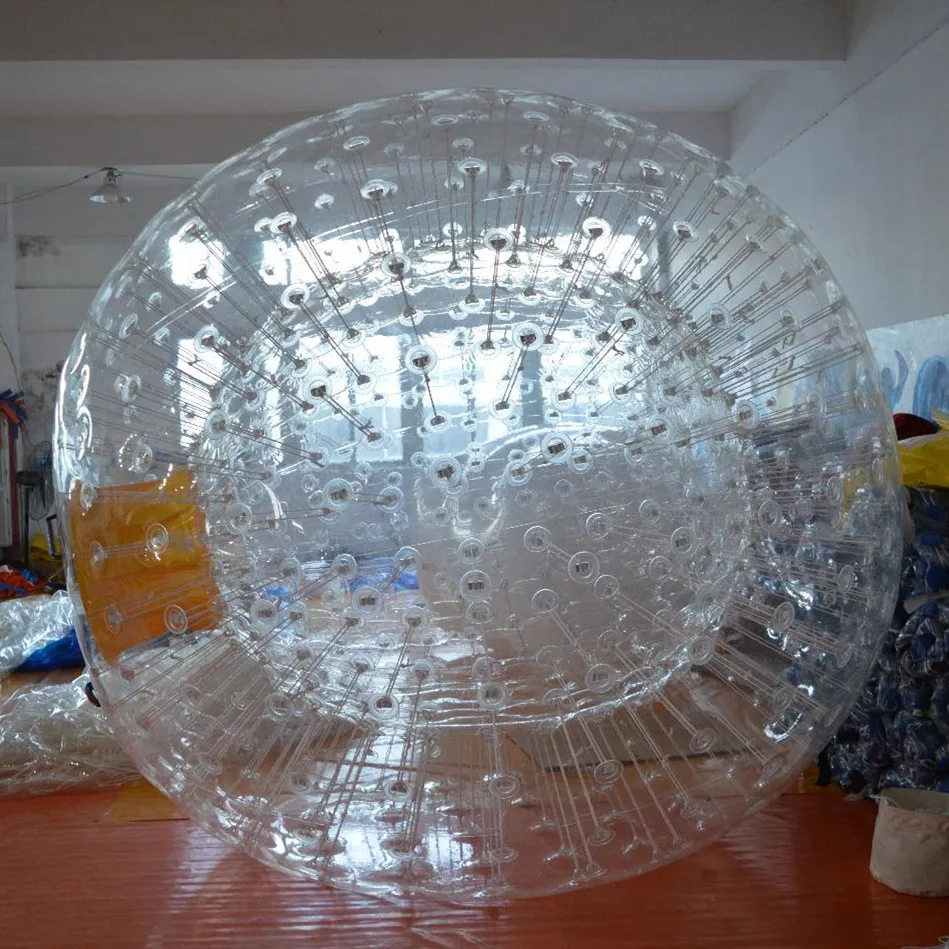 Giant Grass Zorb Ball Price 0.8mm PVC  Cheap Human Hamster Ball for Adult Size Inflatable Zorbing Ball  B2081-1