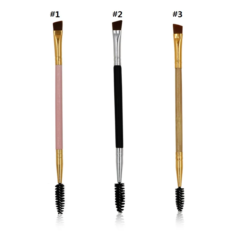 
New Arrivals Single Duo Eyebrow Brushes and Comb Eyebrow Brush Private Label 