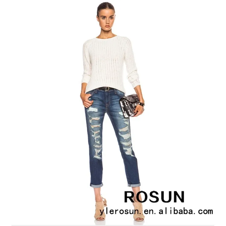 Высокое качество ребра вязать женщины необычные пуловер дизайн дамы мода корейский свитер