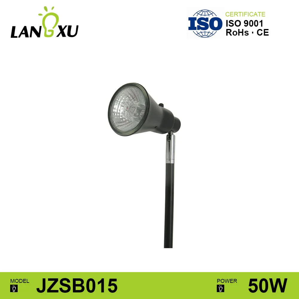 
Useful 220V 50w MR16 roll up stand arm lamp Halogen Banner Spot Light 