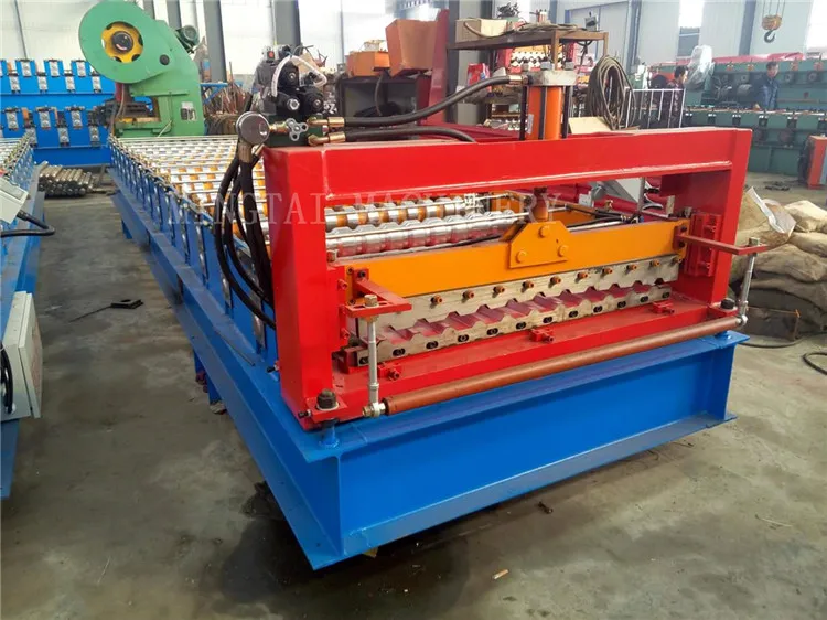 corrugating iron plate roll forming roller machine