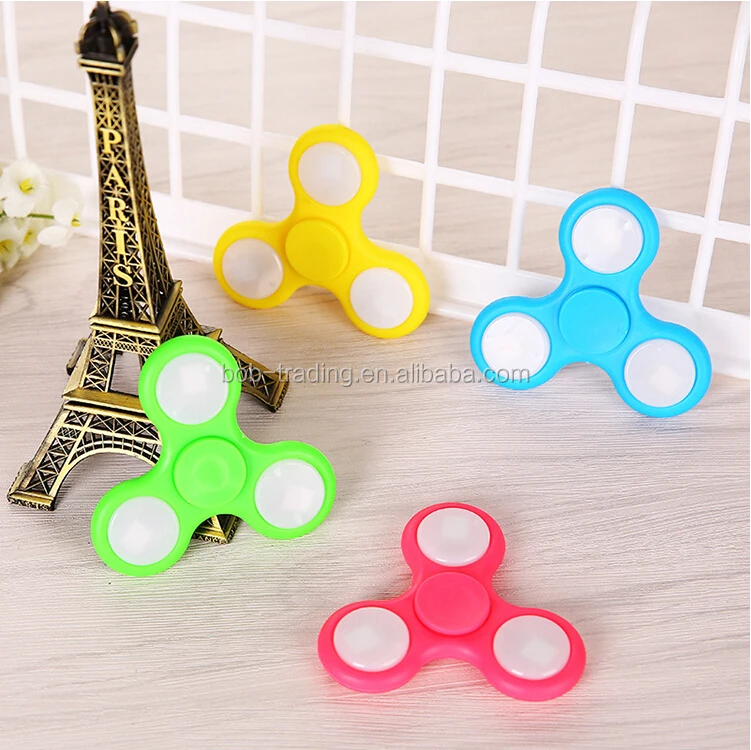 Promotion Gift LED Light Hand Spinner ABS 2 minutes Color Change Finger Spinner