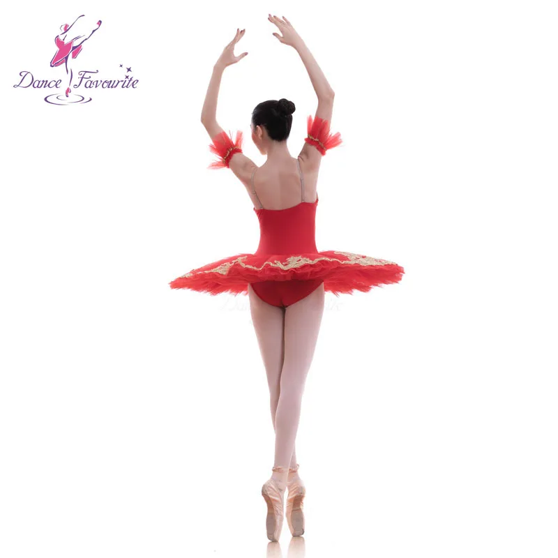 Wholesale Girls Red Professional Ballet Dance Costume Puffy Tutu Dress  BLL013