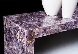 Gemstone Slabs Wholesale Polished Backlit Amethyst countertop