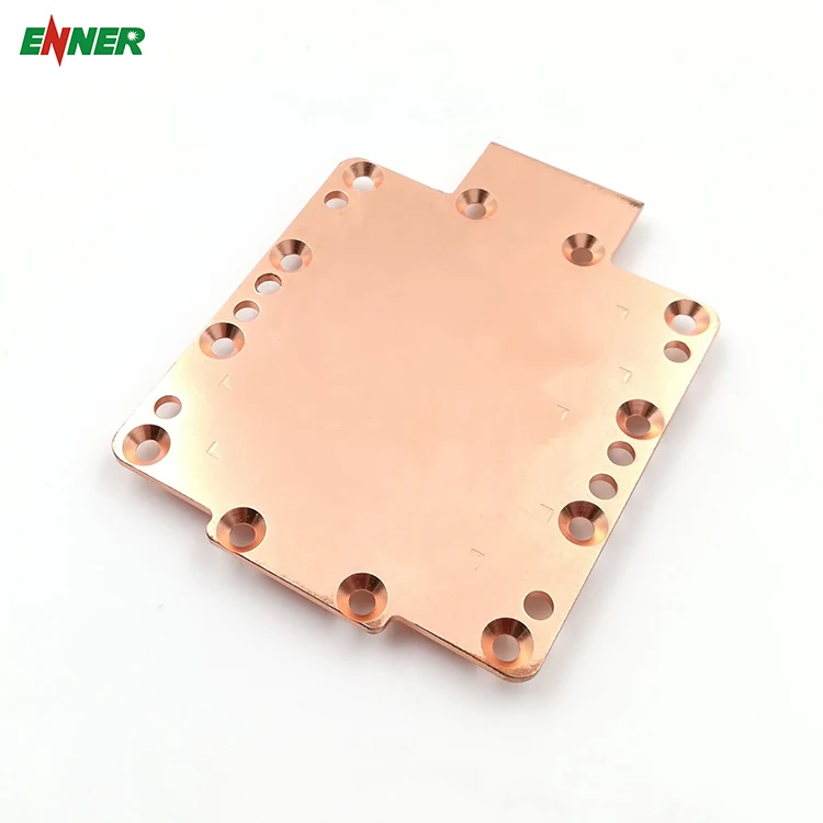 Oem High Power Square Copper Skive Fin Heatsink
