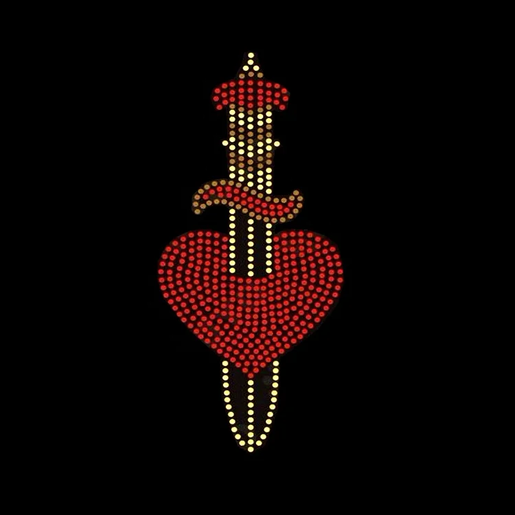 Hot Sale New Design Heat Press Crystal Logo Supplier Transfer Strass Hot Fix Design Motif Letters For Clothing