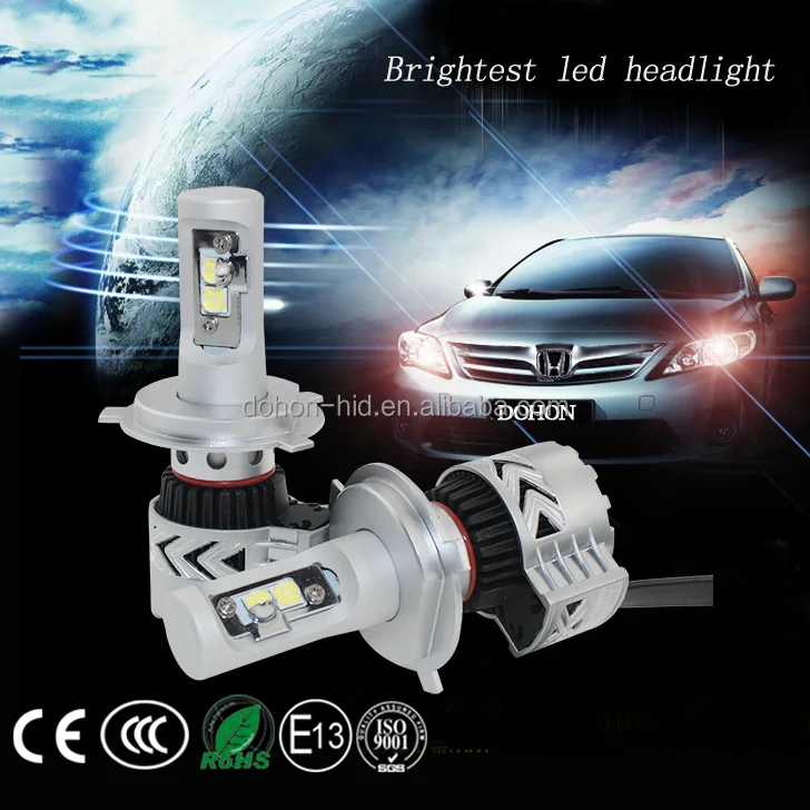 DH-G8 High lumen прокат Светодиодных фар 6000LM 68 Вт светодиодные противотуманные лампы H1 H3 H4 H7 H8 H9 H11 H13 5052