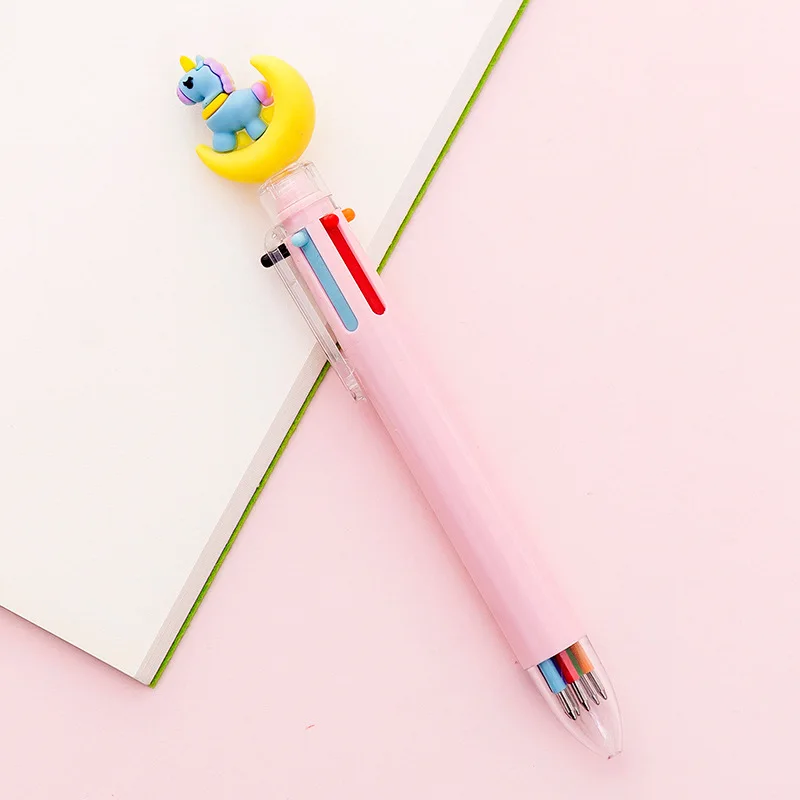 
new design Unicorn six - color ballpoint pen for office and gift 