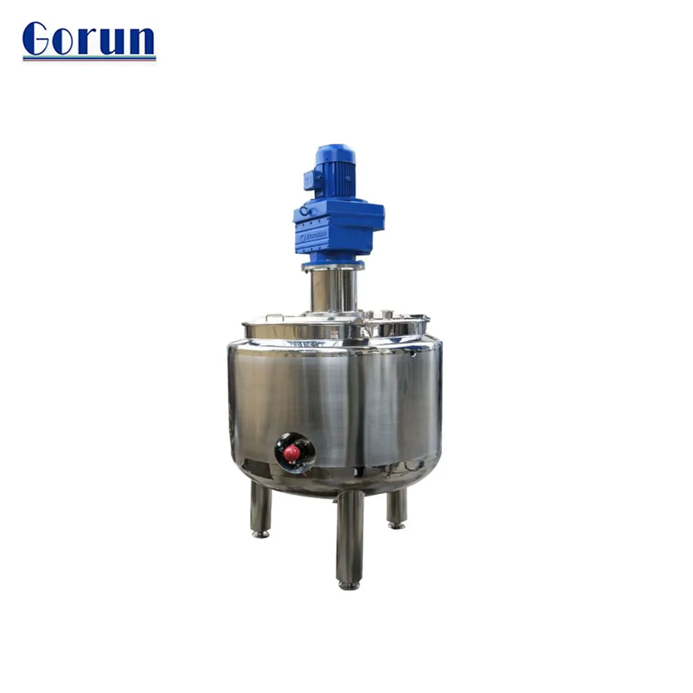 Double Ribbon Mixer For Powder, Stainless Steel 700L Honey Mixing Tank With Jacket