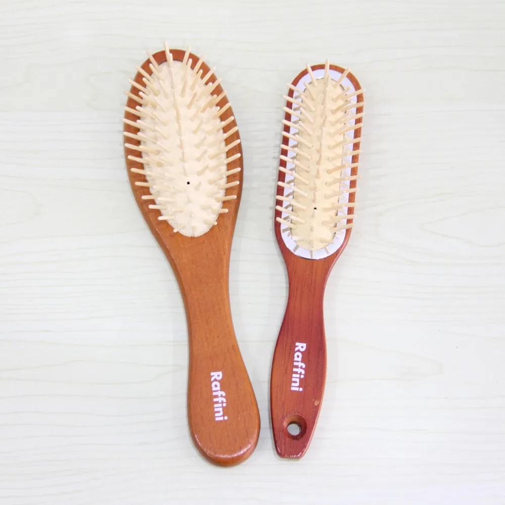 hot sell professional high quality wooden handle salon hair brush ningbo yinzhou wholesale