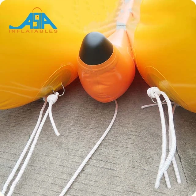 
12 Seats Double Lines Inflatable Banana Boat For Water Sport Game <span style=