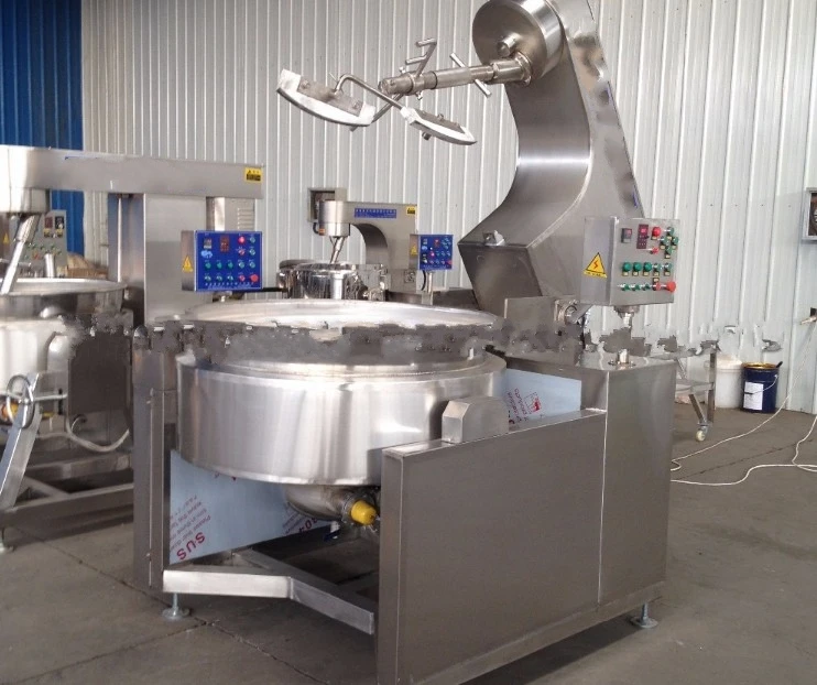 Boiler and steam jacket kettle for tomato paste/jam/strawberry/sugar paste making cooking machine