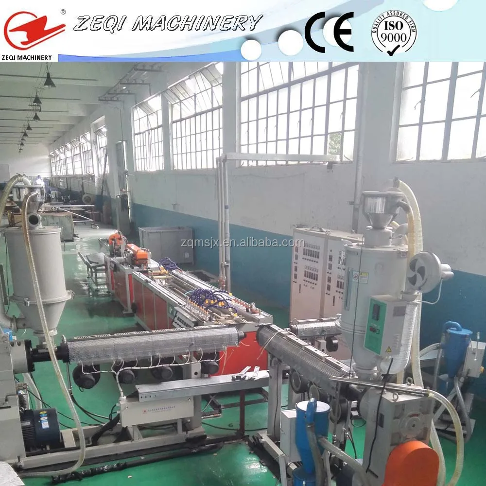 Новая разработанная пластиковая экструзионная линия, Специально применяется к TPV + TPE материалу для машины по производству уплотнительной ленты автомобиля