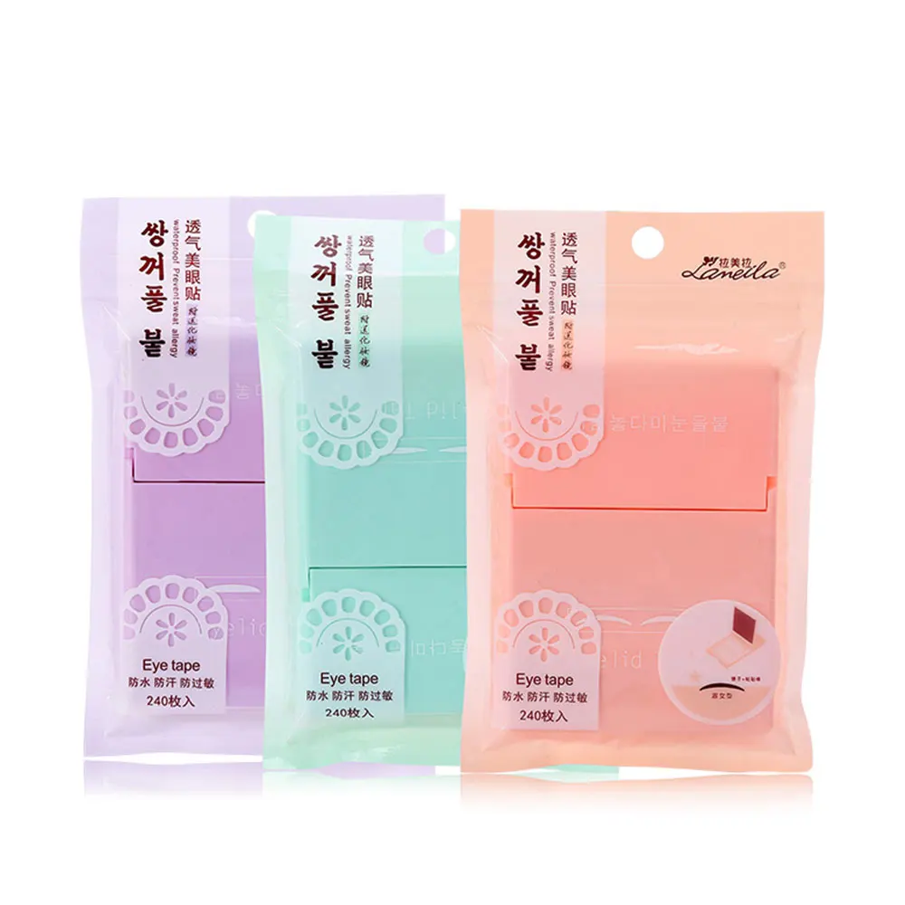 Косметика для макияжа, инструмент для красоты глаз, невидимая водонепроницаемая лента для глаз, двойная лента для век с зеркалом