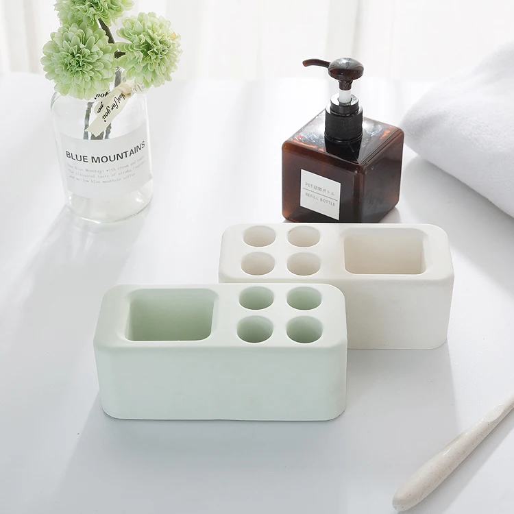 Креативный влагопоглощающий Антибактериальный устойчивый к плесени держатель для зубной щетки диатомит